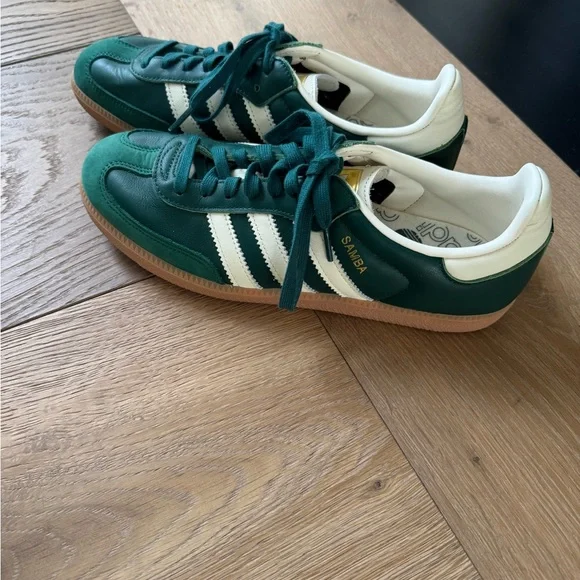 Adidas Collegiate Green Sambas Women’s size 9 - Picture 5 of 16